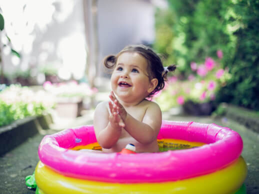 buying guide to learn more about toddler swim, baby floats and kiddie pools